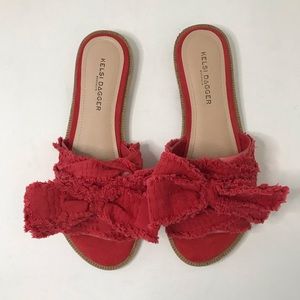 Kelsi Dagger Brooklyn Revere Bow Slide Sandals